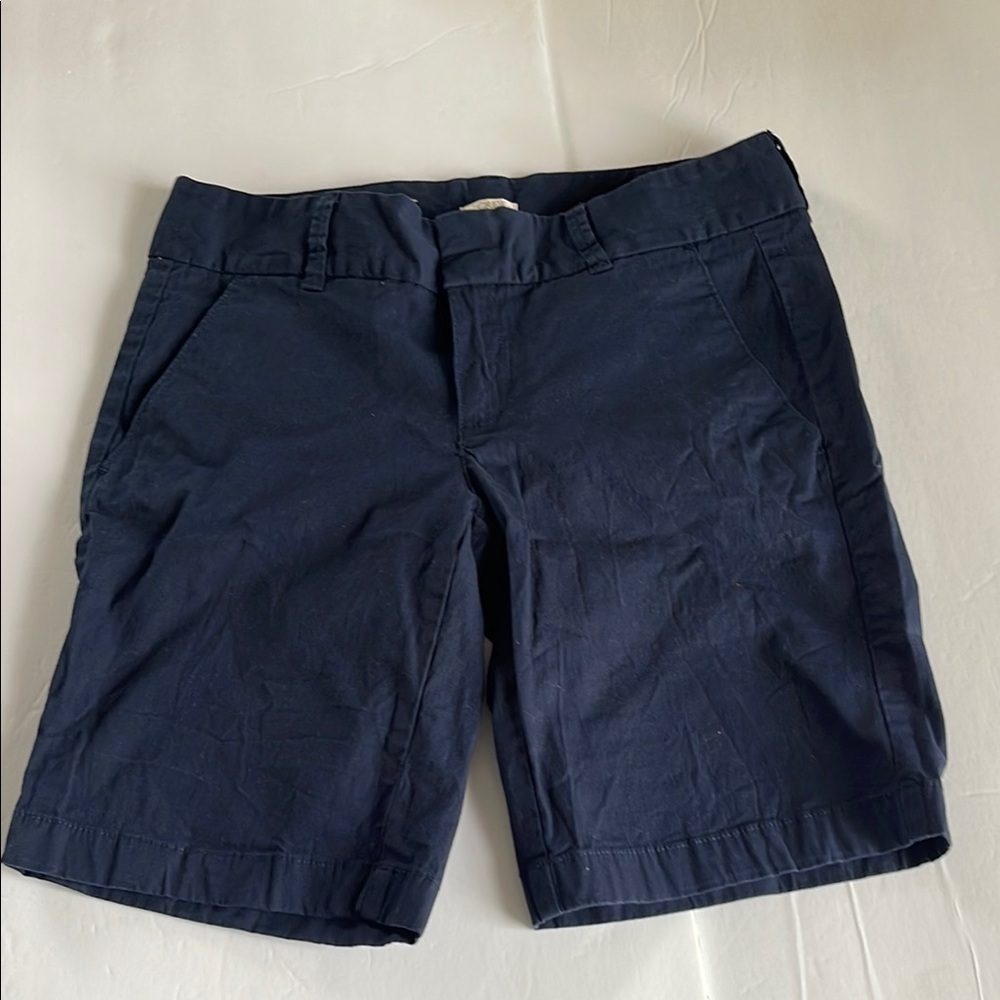 J Crew - Frankie Navy Blue Shorts - size 0